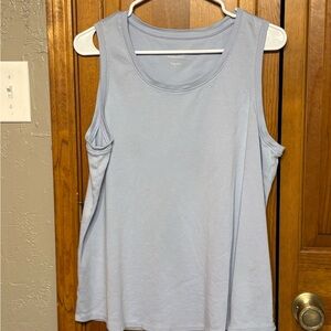 J Jill Women's Light Blue Tank Great Condition